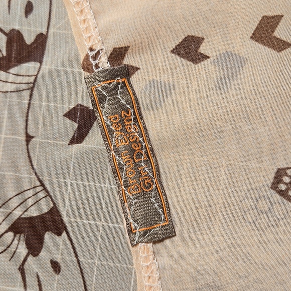 Brown Eyed Girl Designz sheer open front cardigan OS - Picture 8 of 12